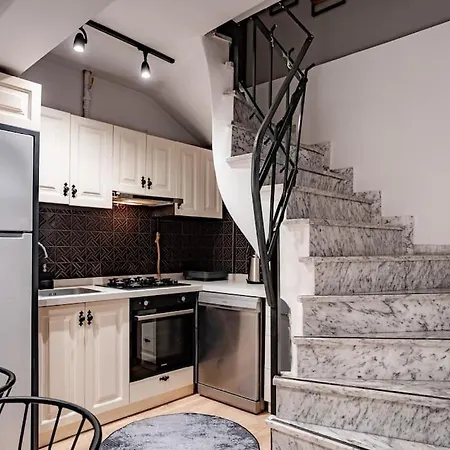 아파트 Spacious And Stylish 3br W Private Garden 이스탄불